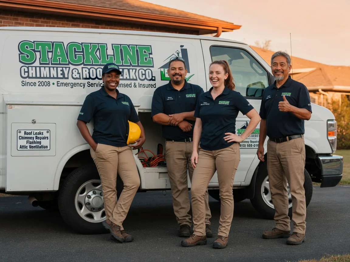 Chimney flashing repair company in Lumberton, MS